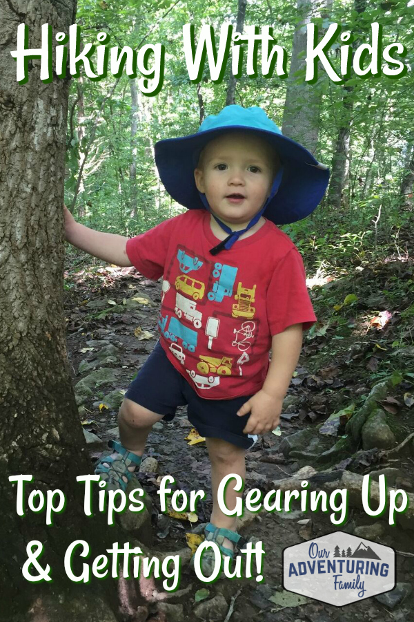 Proper gear can make a big difference in how enjoyable a hike--or any outing!--is. Ten months of regular hiking have taught us many useful lessons. More at ouradventuringfamily.com.