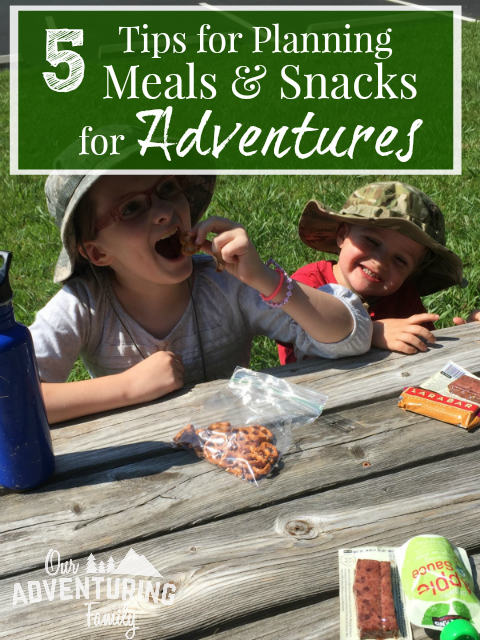 Celiac disease means mealtimes can be stressful, but here's 5 tips for planning meals & snacks that fit your dietary needs when adventuring with children. Find those tips at ouradventuringfamily.com.