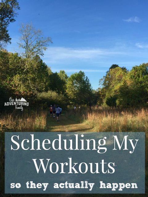 I'm trying to do more cross-training, but it's not always easy. The thing that has helped the most is scheduling my workouts, so they actually happen. Want to know what I’ve done? Read more at ouradventuringfamily.com.