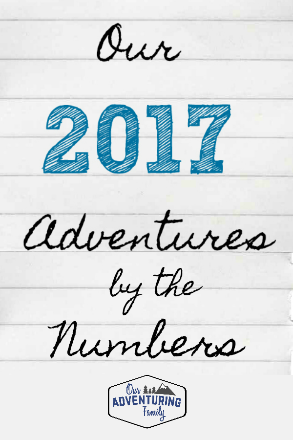Our 2017 adventures by the numbers- all the hikes, miles, and races we finished and the waterfalls and national parks we visited. Wondering what our totals were? Head on over to ouradventuringfamily.com.