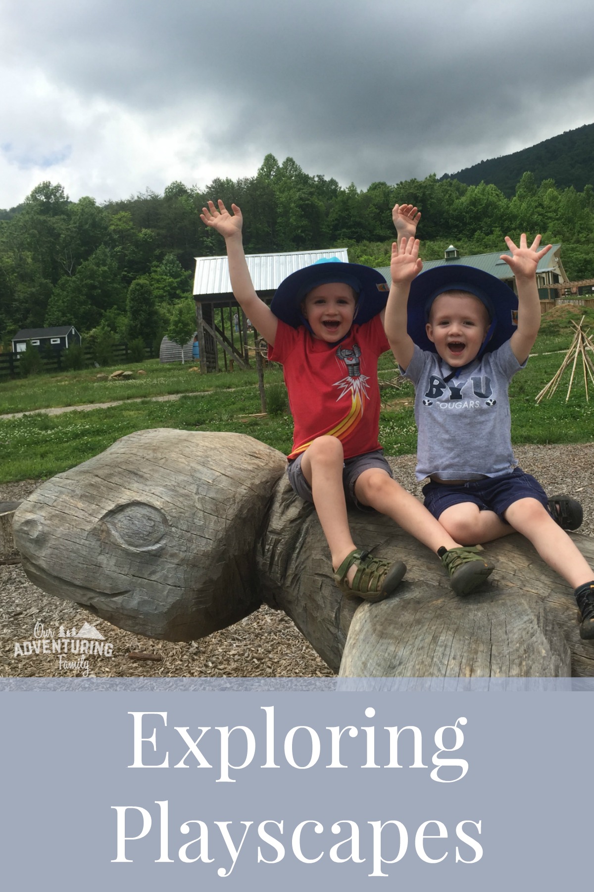 Have you ever been to a playscape? What is a playscape? Here in central Virginia we have two different playscapes that we've visited and enjoyed. Go to ouradventuringfamily.com to find out what a playscape is and why we like them.