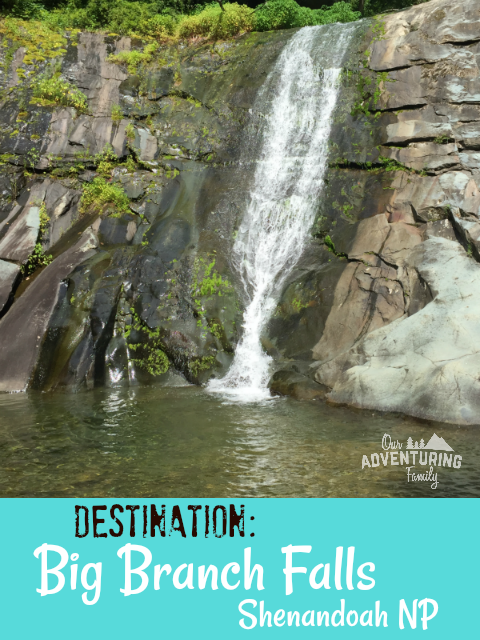 hiking to big branch falls in Shenandoah NP