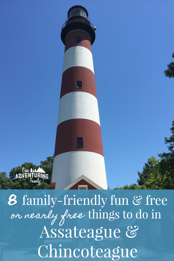 Looking for fun and free (or nearly free) things to do in Assateague and Chincoteague? We found several activities the whole family will enjoy on our recent trip to the Eastern Shore. Read more at ouradventuringfamily.com.