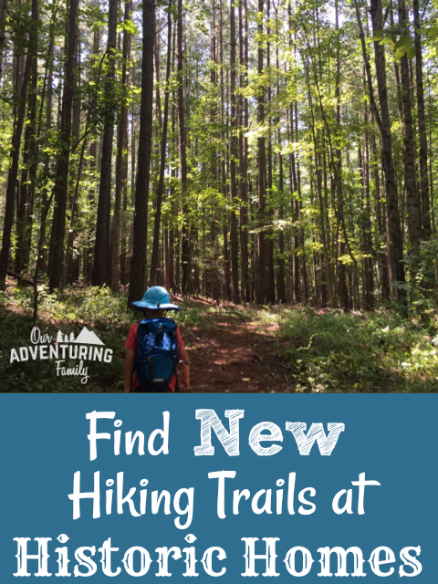 Bored with going to the same parks and trails all the time? Branch out and find new trails to hike at historical homes such as Monticello and Montpelier. Read about some of the trails we’ve found at ouradventuringfamily.com.