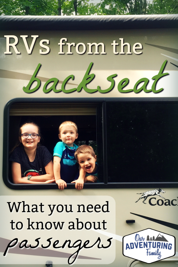 When you’re towing a travel trailer, everyone has to be properly restrained with a seatbelt or carseat in the towing vehicle. But what about in an RV? Does everyone buckle up, or do passengers sit, stand, or lay down where and when they want? This is a controversial topic, so learn more at ouradventuringfamily.com.