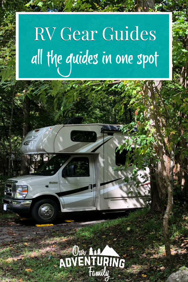 Looking for a gift for the RVer or camper in your life? You can find links to all our RV gear guides here at ouradventuringfamily.com, making it easy to find all the things you need.