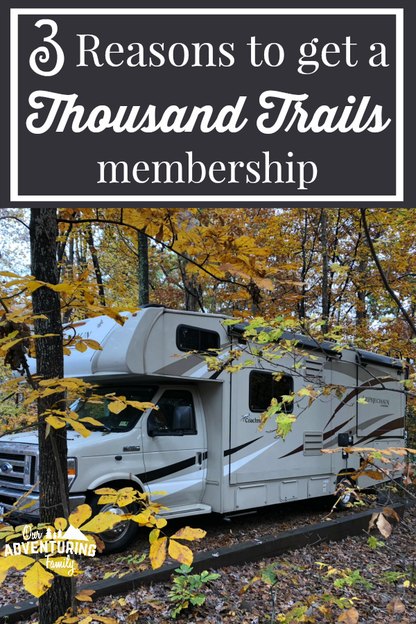 When our introductory membership ended, we had to decide if we were going to renew our Thousand Trails membership. Find three reasons why we did at ouradventuringfamily.com.