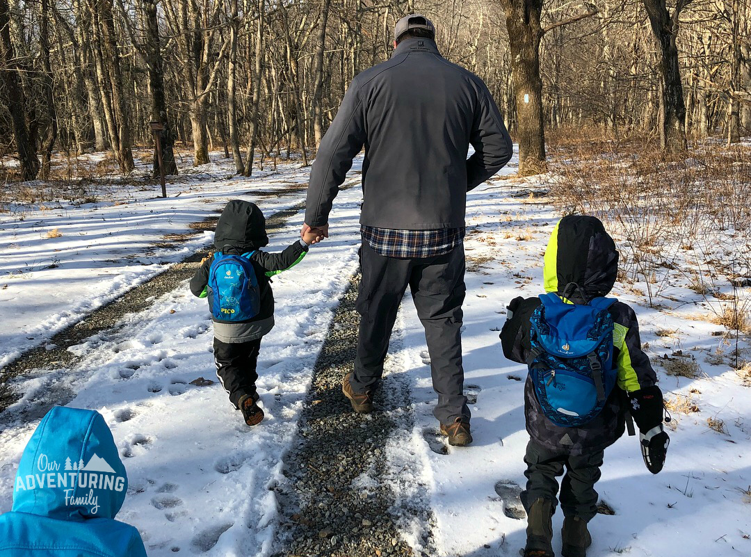 On Black Friday, we decided to #OptOutside & hiked in Shenandoah NP. Read about our OptOutside 2018 experience at ouradventuringfamily.com, & why it wasn't quite what we expected.