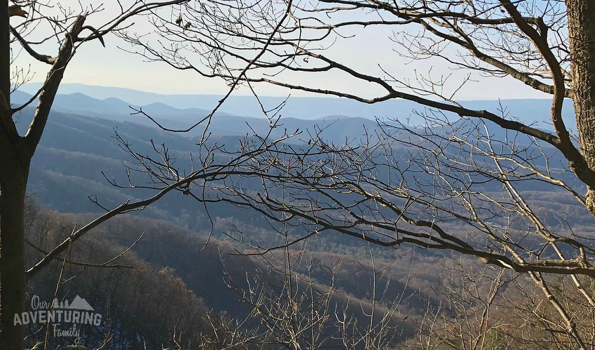 On Black Friday, we decided to #OptOutside & hiked in Shenandoah NP. Read about our OptOutside 2018 experience at ouradventuringfamily.com, & why it wasn't quite what we expected.