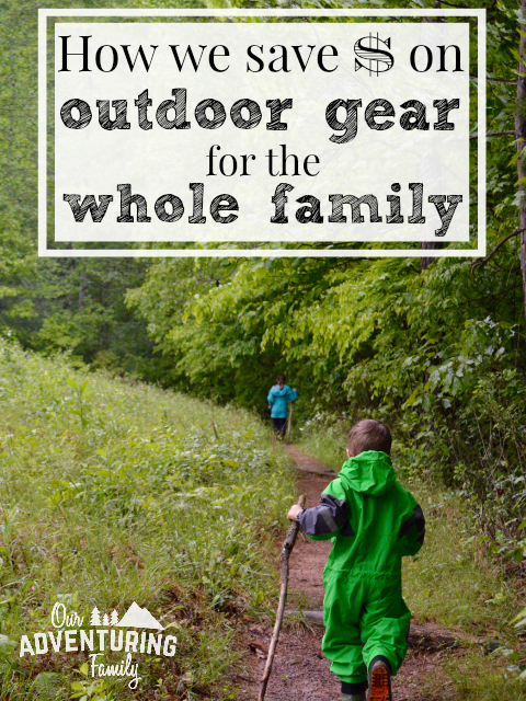 Looking to save money on outdoor gear for yourself or your family? Not sure where to look? We have a number of tips and tricks to find good deals so you can get outside. Find them at ouradventuringfamily.com.
