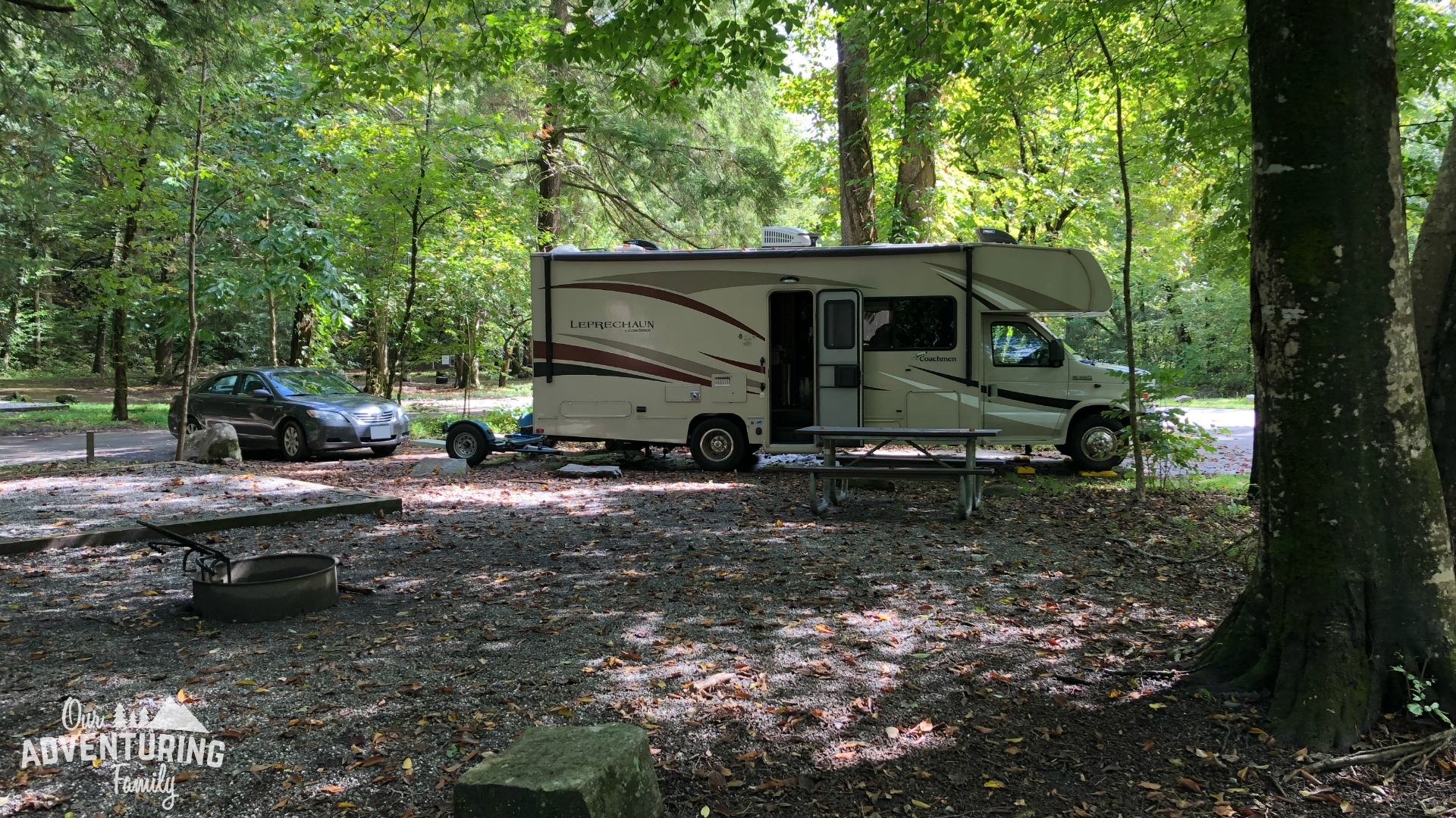 Need some campground recommendations in and near Great Smoky Mountains NP? Here's some of our favorite Great Smoky Mountains campgrounds. Find them at ouradventuringfamily.com.