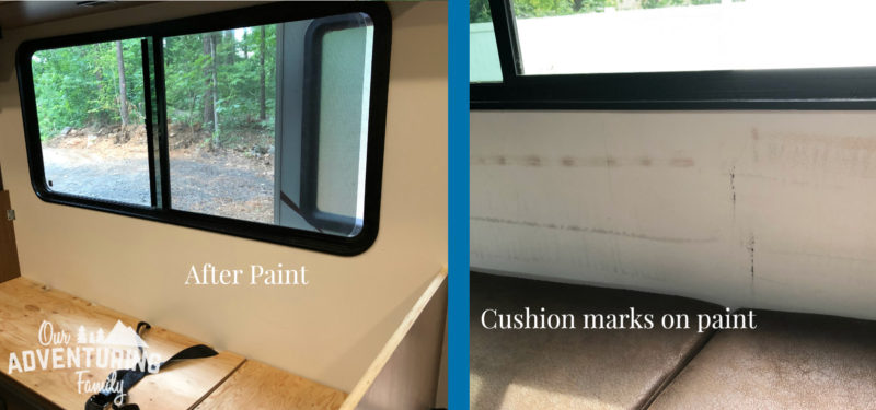 Looking for some easy and inexpensive ways to update your RV interior? We made some easy updates that have a big impact for less than $200. Find all the details at ouradventuringfamily.com. 