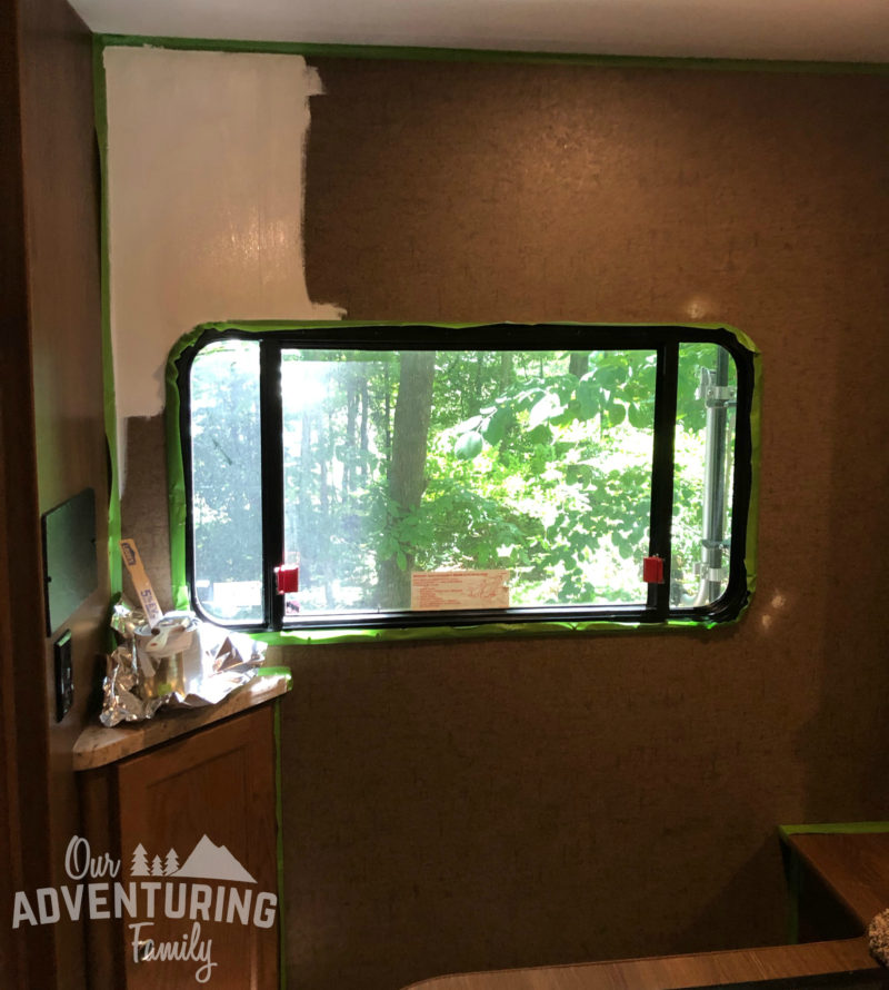 Looking for some easy and inexpensive ways to update your RV interior? We made some easy updates that have a big impact for less than $200. Find all the details at ouradventuringfamily.com. 