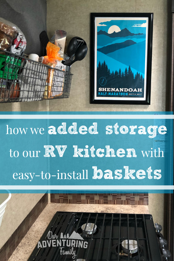 Water damage in our RV meant we needed to fix some things. Easy RV updates and storage solutions make our RV more organized and liveable. Find out more at ouradventuringfamily.com. 
