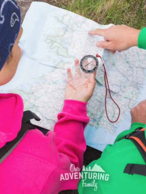 Take advantage or orienteering and geocaching programs in the national parks to learn new skills and have fun. Learn more at ouradventuringfamily.com.